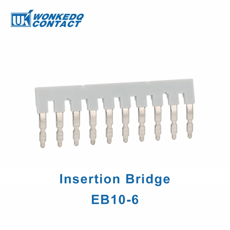 10 Stuks UK 2.5 Klemmenblok UK2.5B Schroefverbinding Sluit Strip 2.5B 2.5mm2 Kabel Elektrische Din Rail Draad Connector