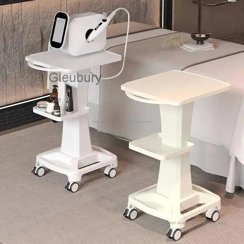 Utility Cart Tattoo Salon Trolley Cleaning Hotel Manicure Cosmetic Salon Trolley Accent Cart with Wheels Furniture Carritos Lstc