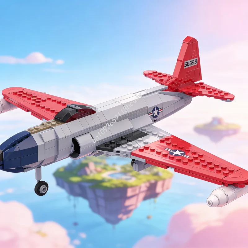 

467 деталей MOC Creator Expert, масштаб 1:1, модель «Падающая звезда», конструктор, архитектурная игрушка, идея для рождественского подарка, развивающий конструктор