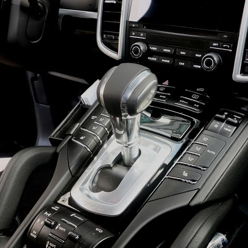 

Automatic Gearbox Gear Shift Knob Lever For Porsche Cayenne 2011-2017 Carbon Fiber Car Aircraft Gear Handle Sport Gear Shifter