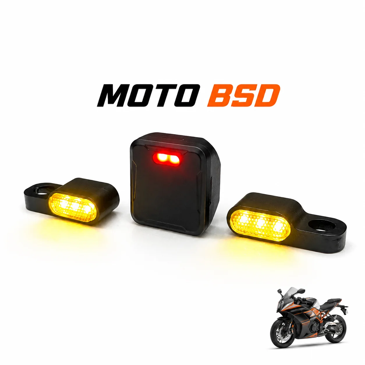 2026NEW Motorcycle Blind Spot Monitoring System 77GHz Radar Lane Change Alert Kit for BMW R GS Yamaha MT Kawasaki Z Universal