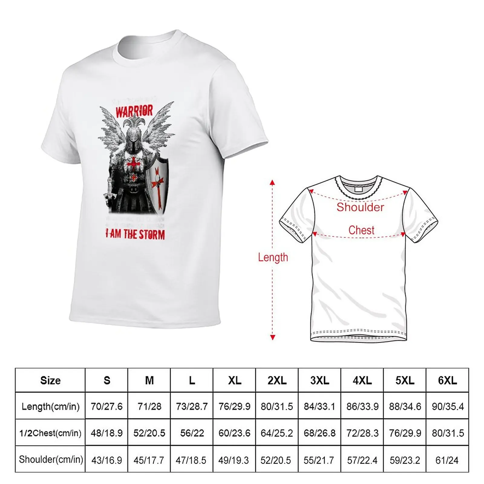 New Knight Templar Fate Whispers To The Warrior Christian T-Shirt summer clothes quick-drying t-shirt slim fit t shirts for men