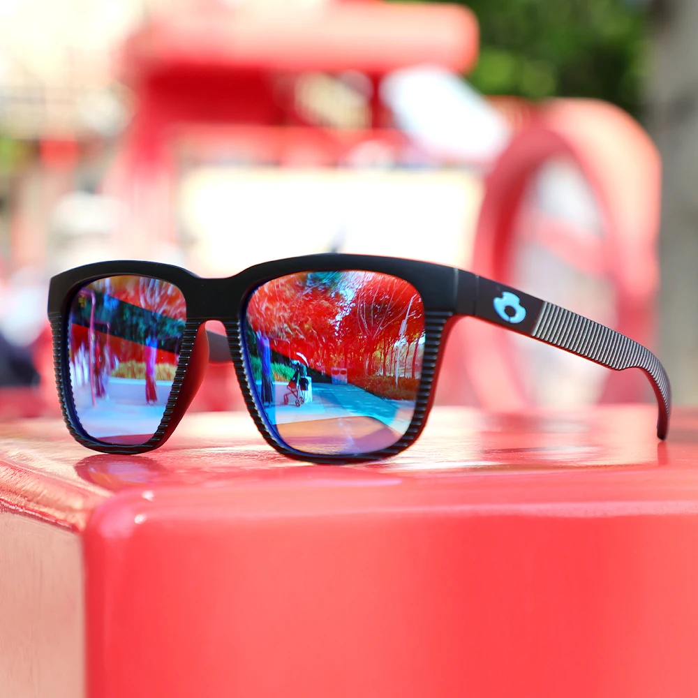 

KAROS 2025 Square Men's Polarized Sunglasses Outdoors Lifestyle Coating Sun Glasses New Matching Colors With Box