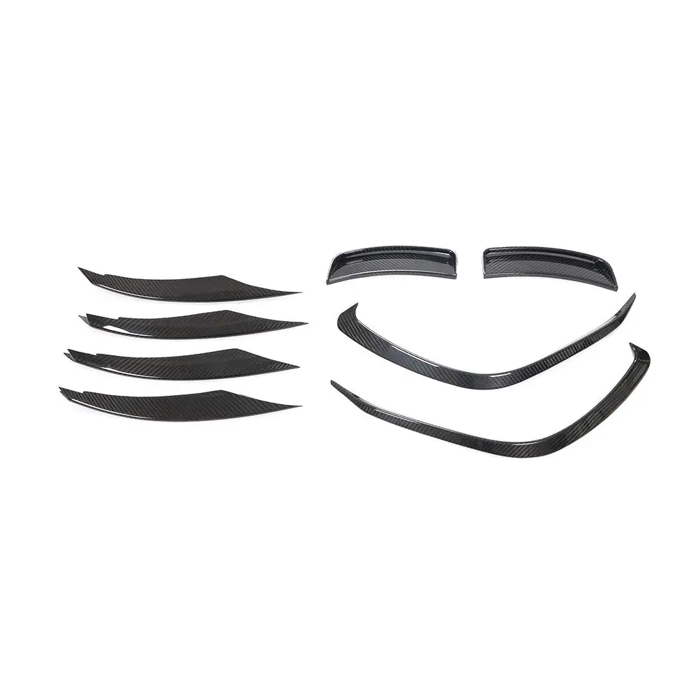 

Dry Carbon Fiber W177 Front Fog Light Cover Splitter Canard for Merced es-Benz a Class A200 A220 A250 2019-2020