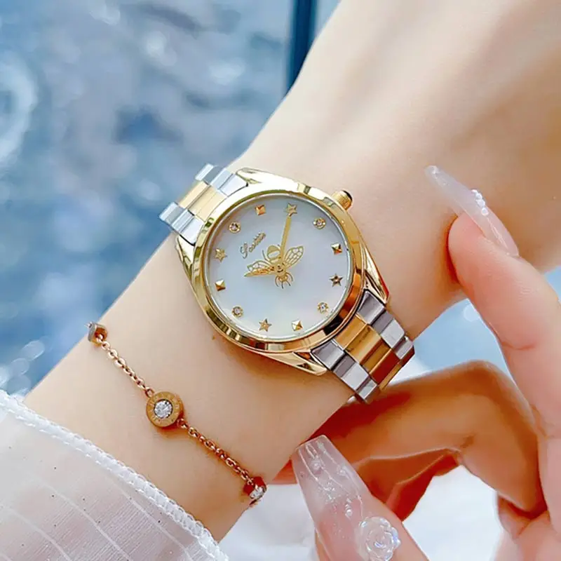 New genuine light luxury elegant women's watch fashion trend temperament automatic waterproof quartz women's watch birthday gift