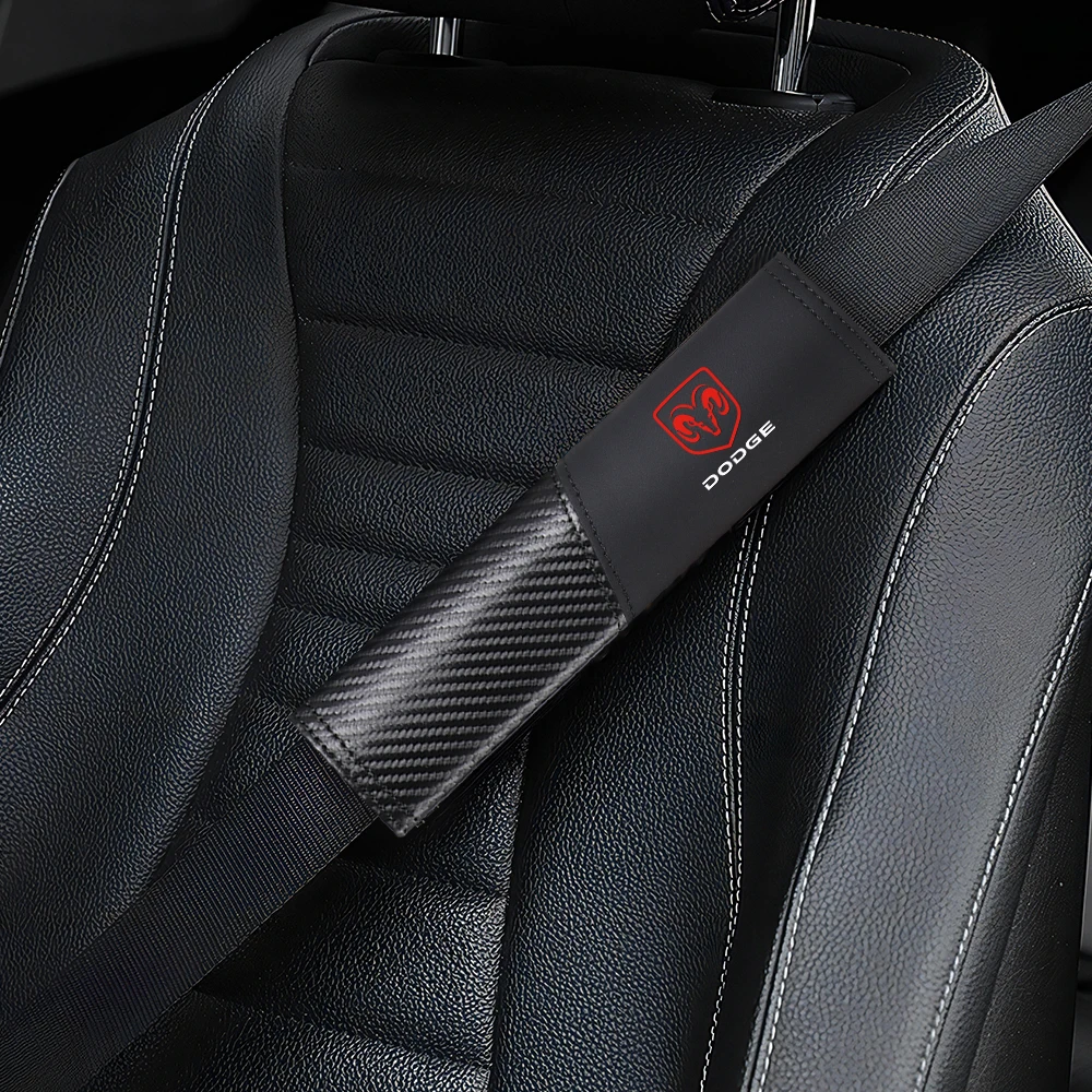 

2Pcs Car Seat Belt Shoulder Cover Seat Belt Protector Accessories For Dodge Durango Caliber Dakota Neon SXT Nitro Avenger Dart