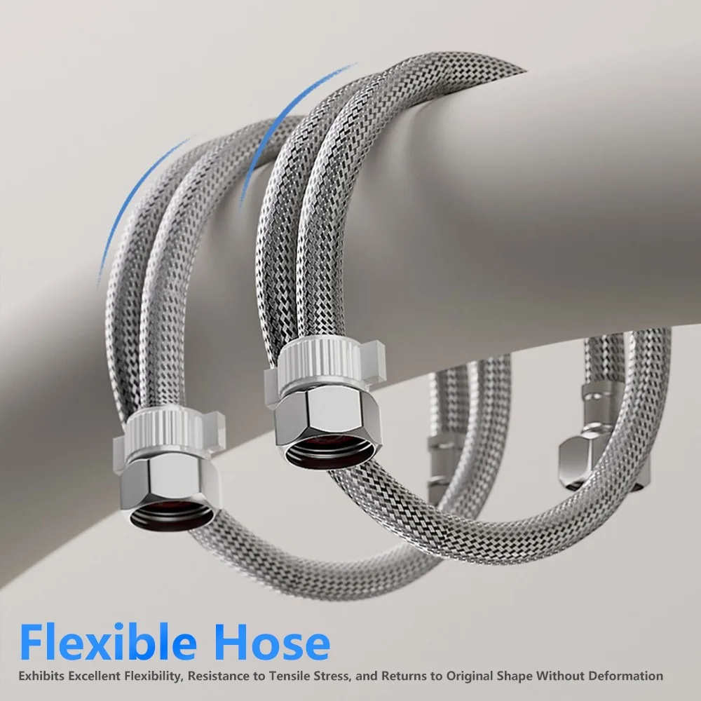 Oriental Yuhong 304 Stainless Steel Shower Hose 1/2 Inch Flexible Water Hose Plumbing Pipe Tube Bathroom Accessories