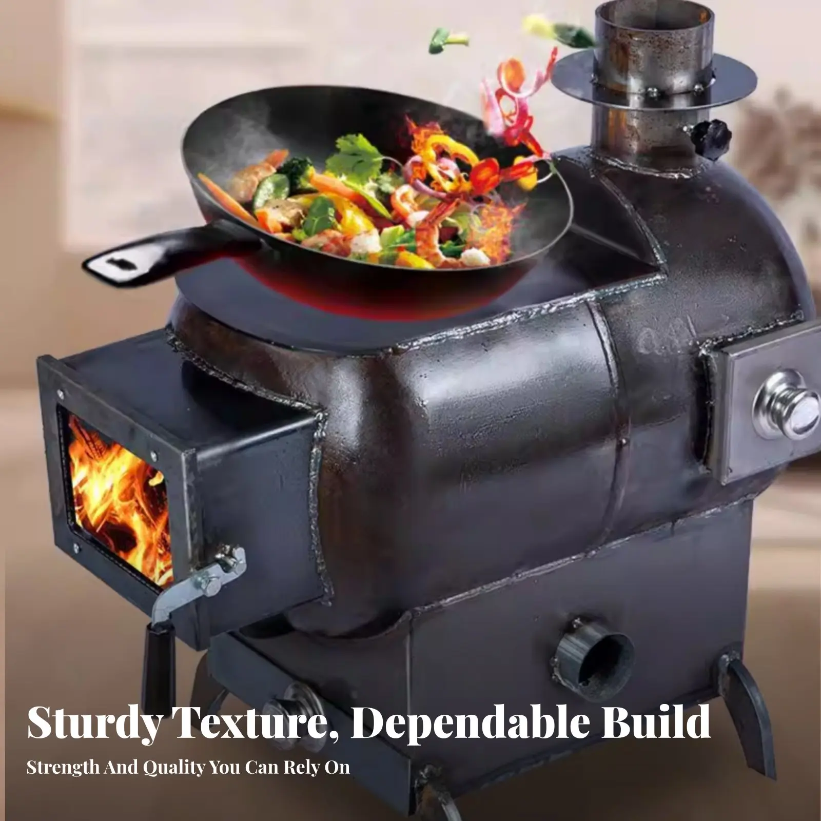 

Горизонтальная отопительная печь, камин, совместима с дровами, для сельского отопления, передвижная, высокотемпературная, экологичная