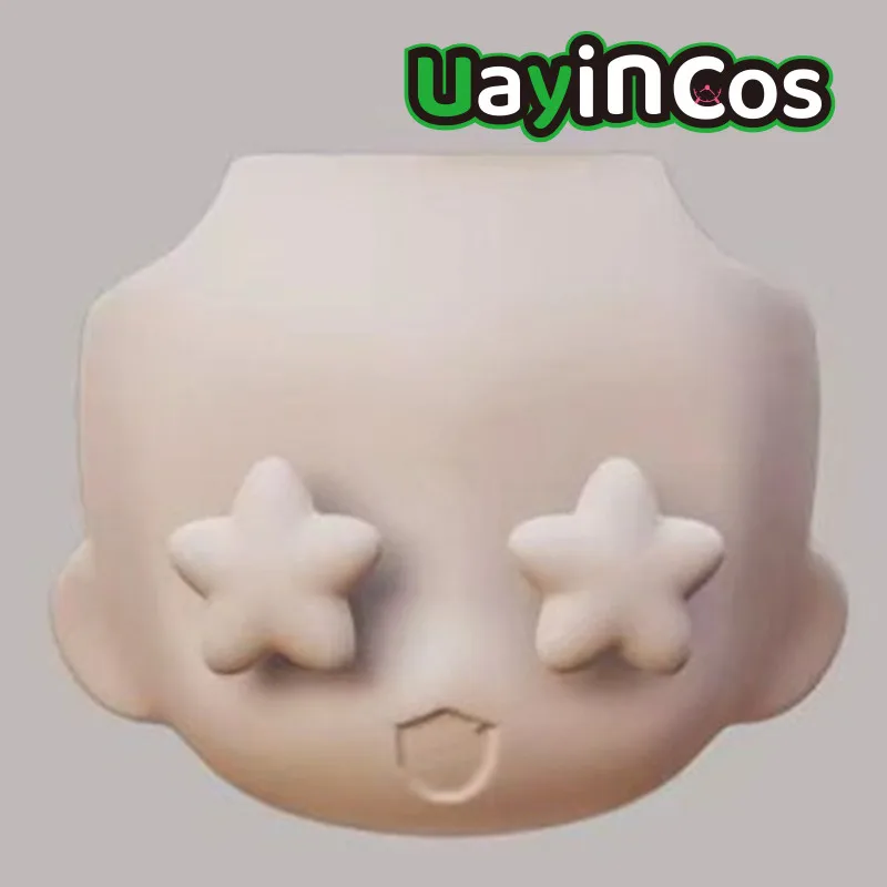 

Handmade OB11 GSC Faceplates Blank Face Water Sticker Face Shell Big Ears Wink BJD Doll Accessories Game Anime Toy Kids Gifts