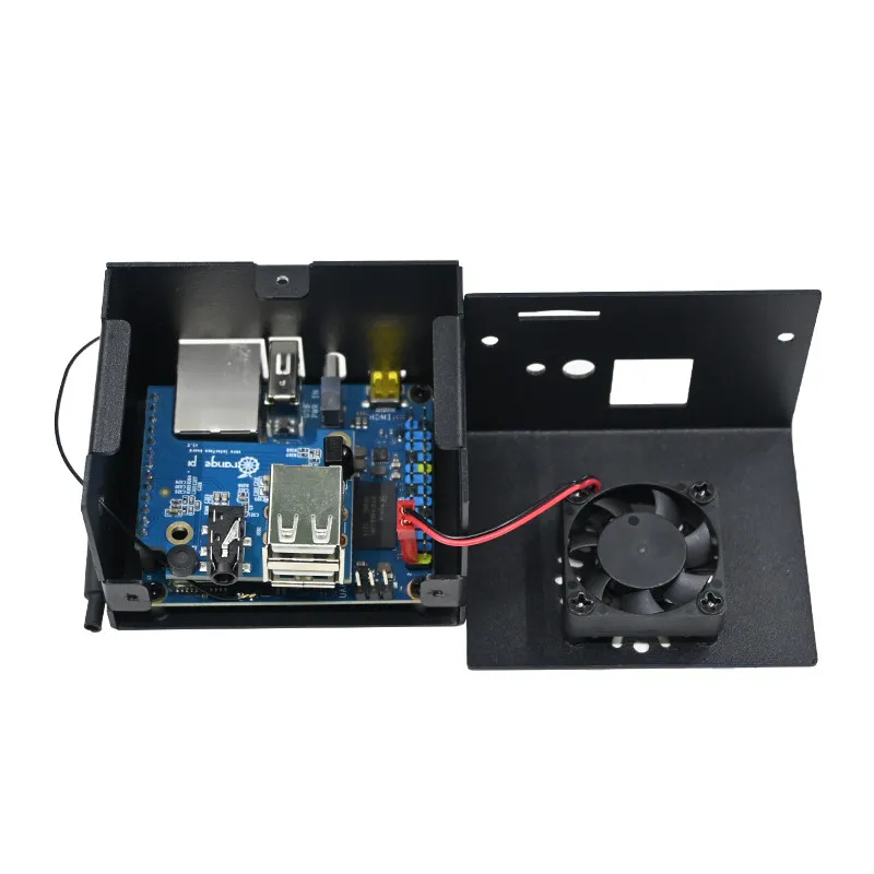 Orange Pi Zero 3 Metal Cooling Case with Fan MOQ 2pcs