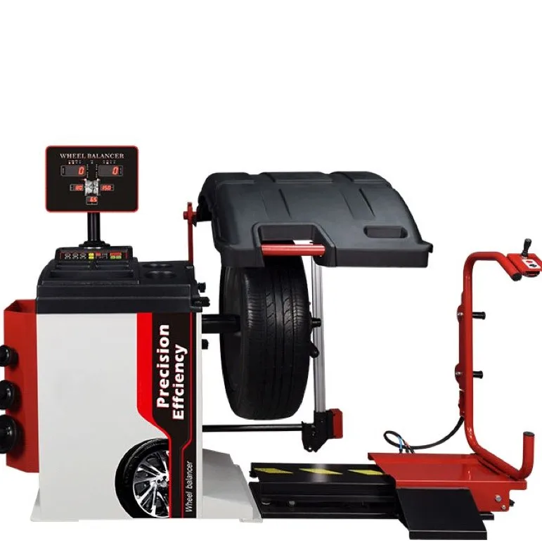 High-End Fully Automatic Wheel Balancing Machine Premium Tire Lifting Equipment Top Vehicle Equipment