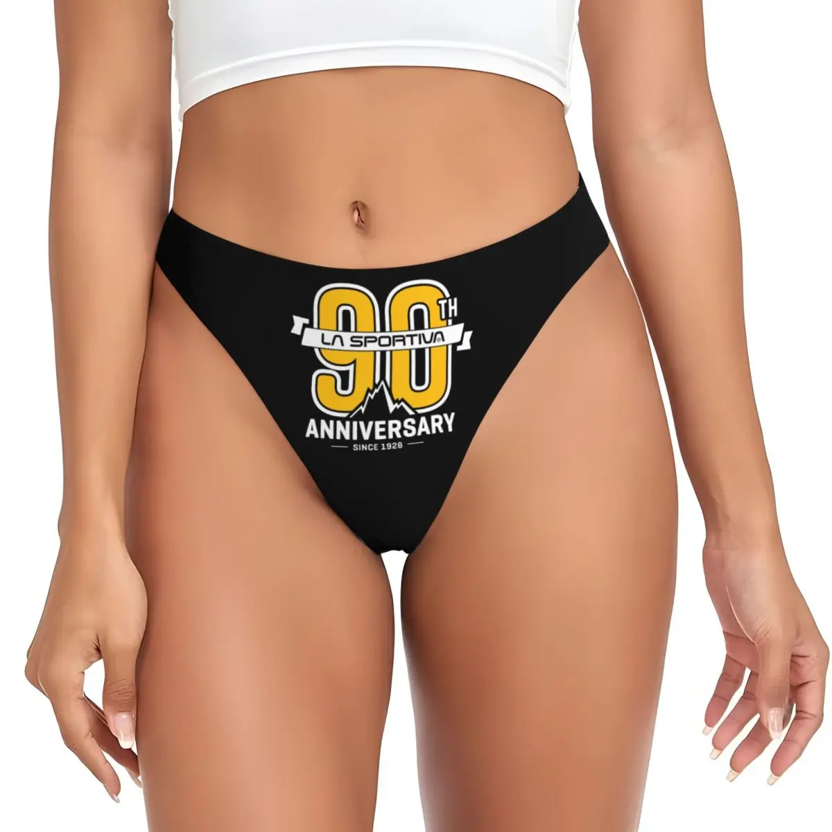 

Custom Sportivas Logo G-string Underwear Womens Breathable Stretch Thongs Panties