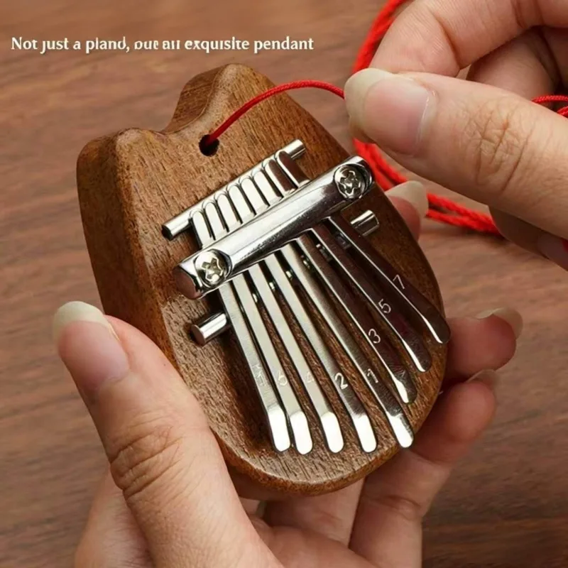 8 Key Mini Kalimba  Thumb Piano, Portable Finger Piano  Small Musical Instrument