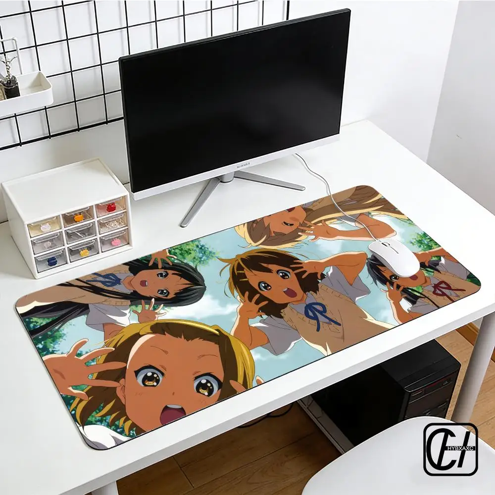 Anime Girl K-KON Mouse Pad E-Sports Gaming Mouse Pad Oversize Personalized Desk Pad Keyboard Mouse Pad Carpet HYBXAXC