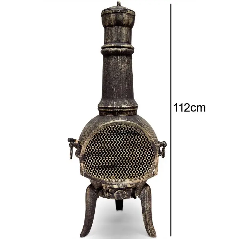 Cast Iron Wood Burning Stove,Chiminea Outdoor Garden Fireplace,wood Fireplace