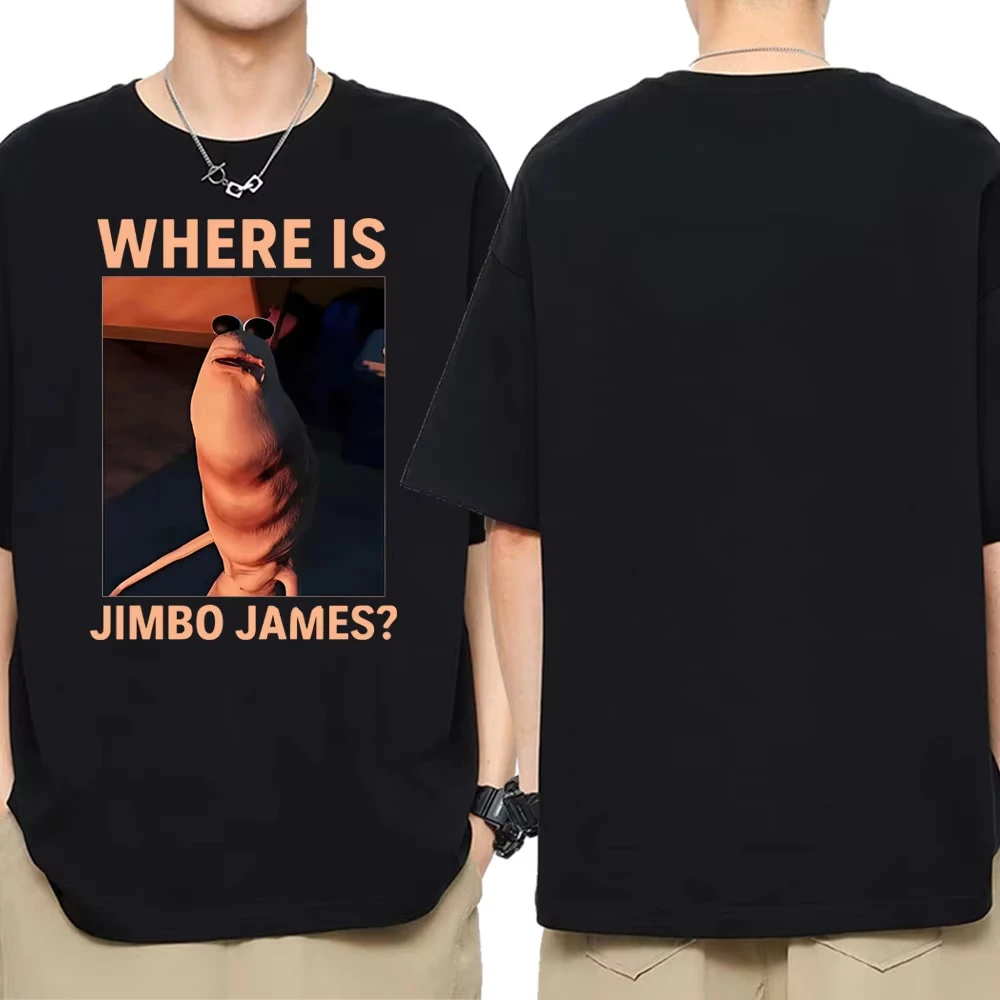 

Где Джимбо Джеймс Забавная футболка Marcus The Worm Meme для мужчин и женщин, летняя футболка в стиле Харадзюку, модные винтажные футболки высокого качества