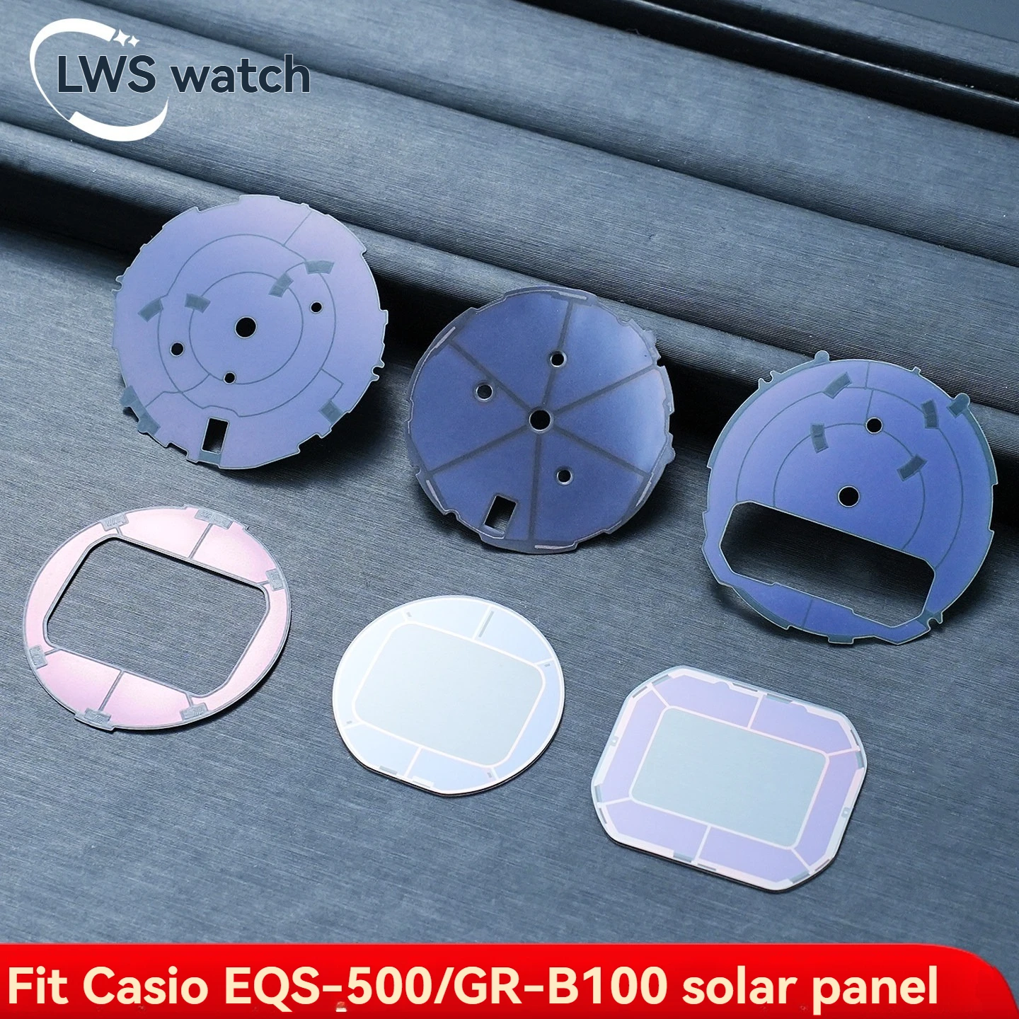

For Casio EQS-500 GR-B100 EQB-900 BGD-3003 BGD-5000 GW-M850 Solar Panels Watch Accessories