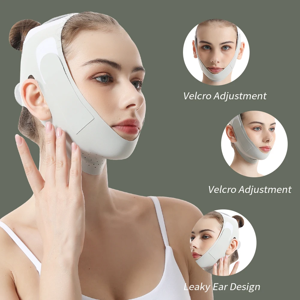 High Quality  Anti Wrinkle Bandage Aging Band Face Slimming Strap Custom Logo V Face Lift Slim Strap Belt Double Chin Reducer