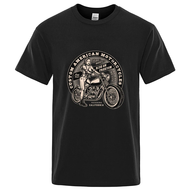 Men Enfield Cycle Co Ltd 1938 Classic T Shirt Motorcycle Motor Race Pure Cotton Tops Funny Short Sleeve Crewneck Tees Summer