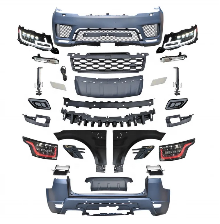 

Обновление Land Range Rover Sport 2013-2017 до комплекта кузова OE 2022, фар, задние фонари, детали бампера, полный комплект кузова