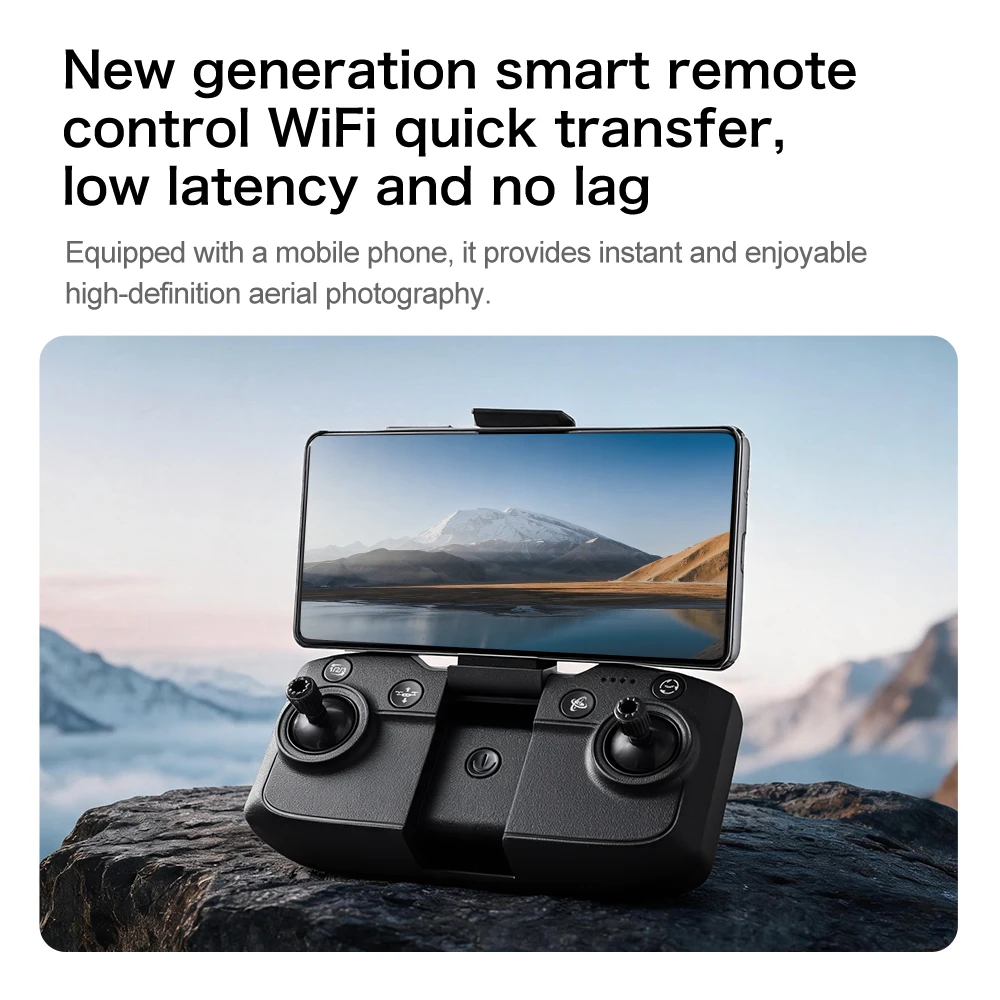 8K ESC Dual Camera Drone Optical Flow Positioning One Click Takeoff/Landing Multi Speed Adjustment Stunt Roll Drone Quadcopter