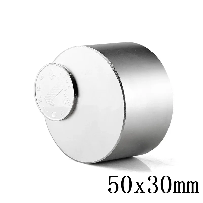 

50x30 Big Magnet Major Diameter Bulk Round Powerful Magnets 50*30mm For Home Refrigerators, Offices DIY 50x30mm
