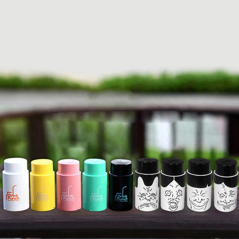 Mini Water Drill Bottle Opener Tool Random Color Drink Punch Straw Cover Hole Opener Party Accessory