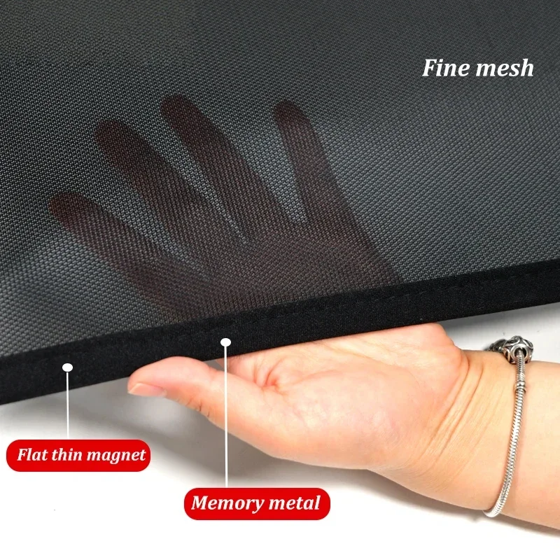 For 2022-2026 Honda Inspire Front Windshield Sunshade Magnetic Mesh UV Block Custom Fit Car Sun Shade Curtain