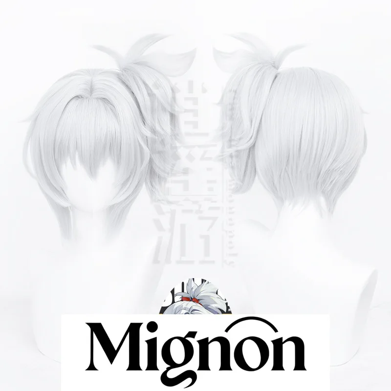 

Zenless Zone Zero No 11, парик для косплея, имитация кожи головы, зажим в виде тигра, хвост, подарок на Хэллоуин