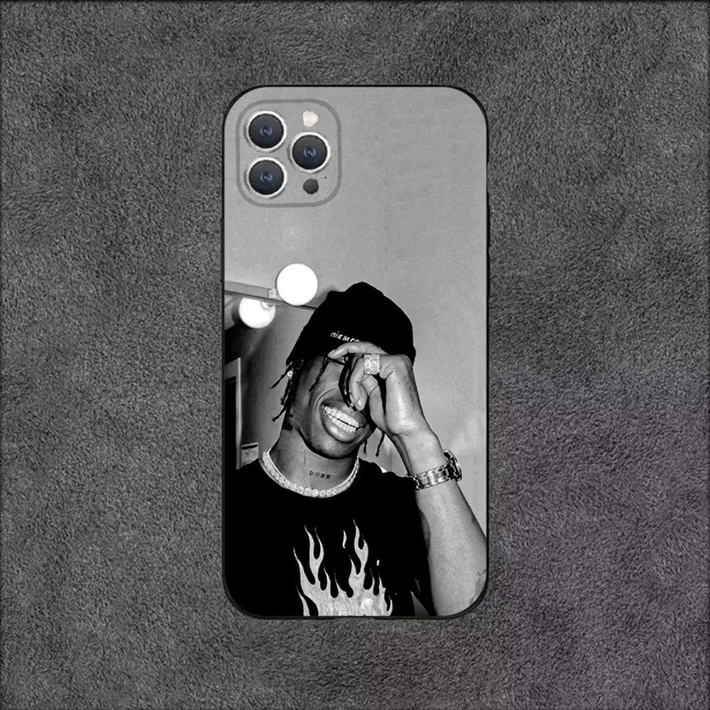 Rapper ASAP Rocky  Phone Case For iPhone 16,15,14,13,12,11,Plus,Pro Max,XS,X,XR,SE,Mini,8,7 Soft Silicone Black Cover