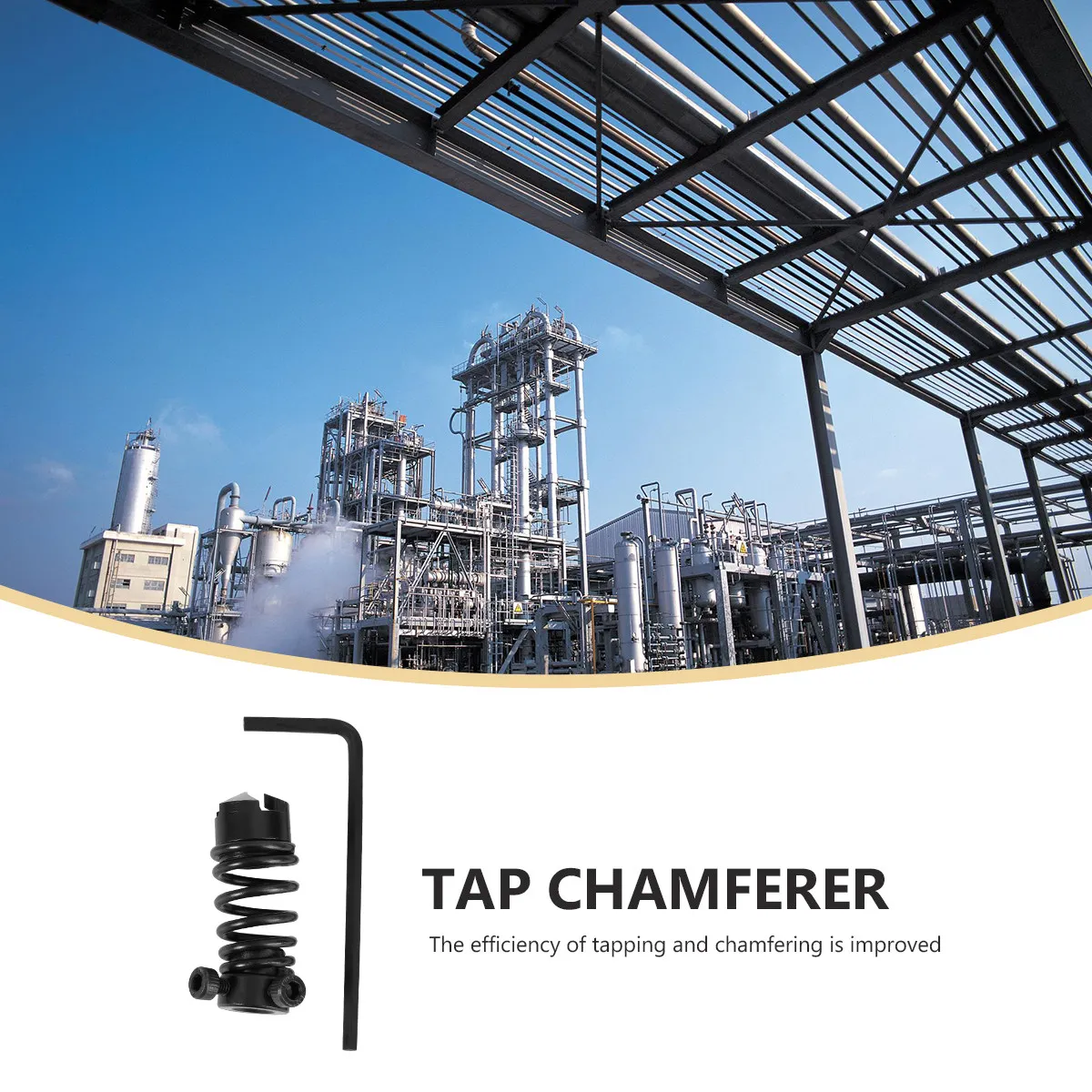 Tap Chamfer Tool Chamfering Device for Precision Tapping Efficiency Time Saving Industrial Use Heavy Duty Machining Factory