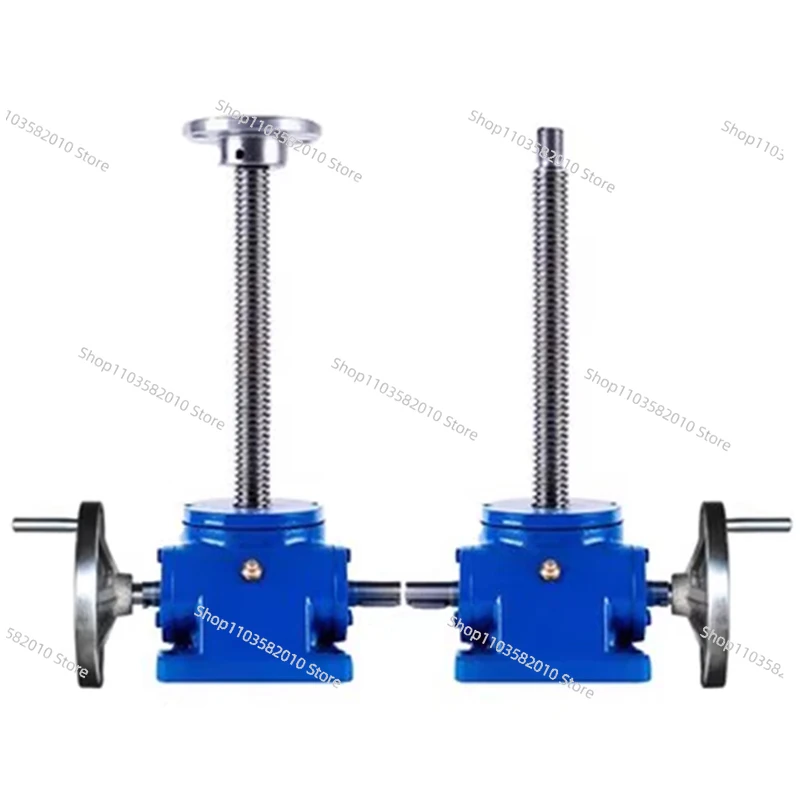 Synchronous Lifting Platform with Worm Gear Reducer, Electric & Manual Linkage Screw Drive for Safe Heavy-Duty Lifting