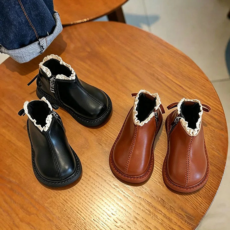 Baby Girl Booties Winter Plus Velvet Shoes Girl Victoria Christina Hesketh Children Princess Shoes Toddler Shoes Baby.