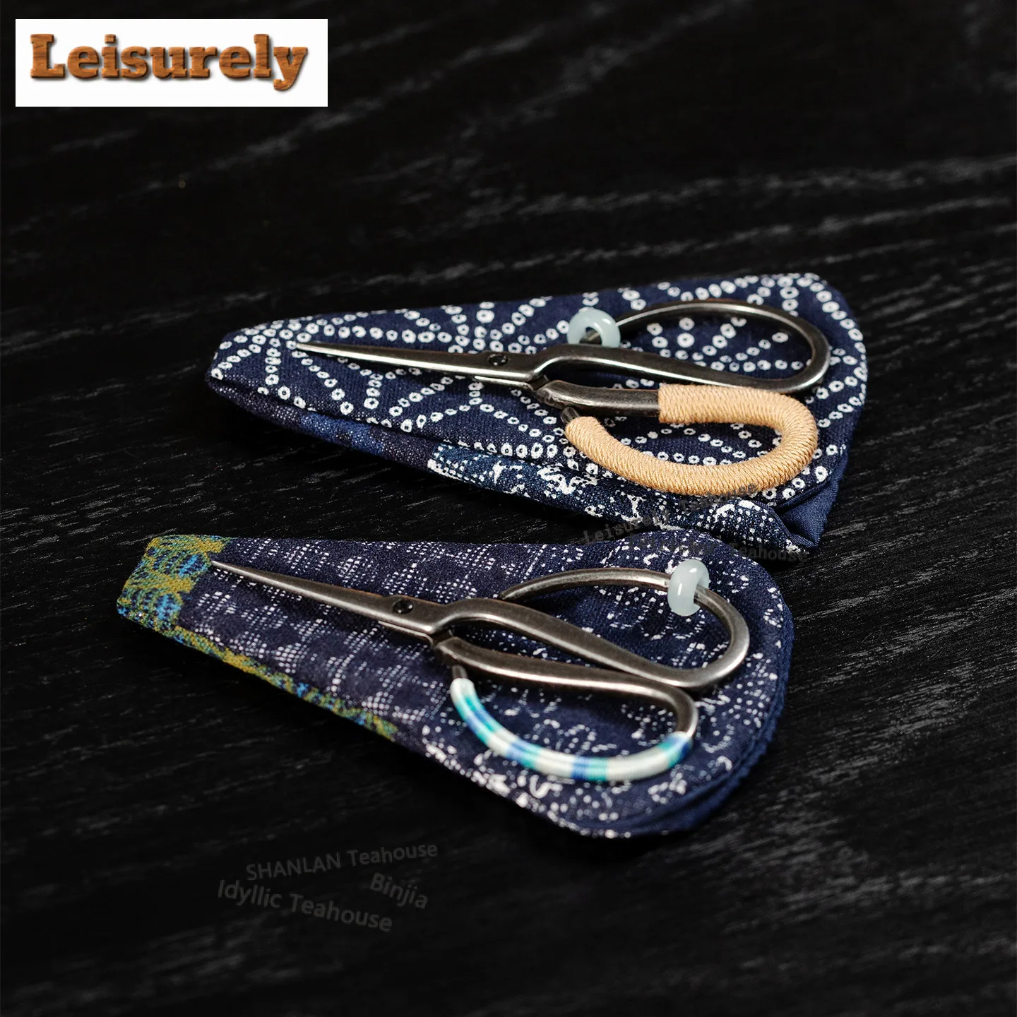 Stainless Steel Tea Bags Scissors Embroidery Cutting Sewing Tailor Shears Handicraft DIY Tea Ceremony Specialized Tools Craft