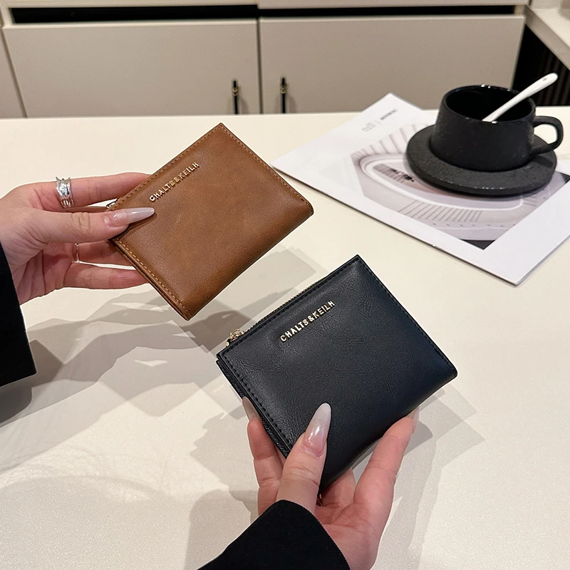 

Luxury Design Wallets for Women Multi-Function Card Holder PU Leather Female Small Card Bag Short Women's Purse