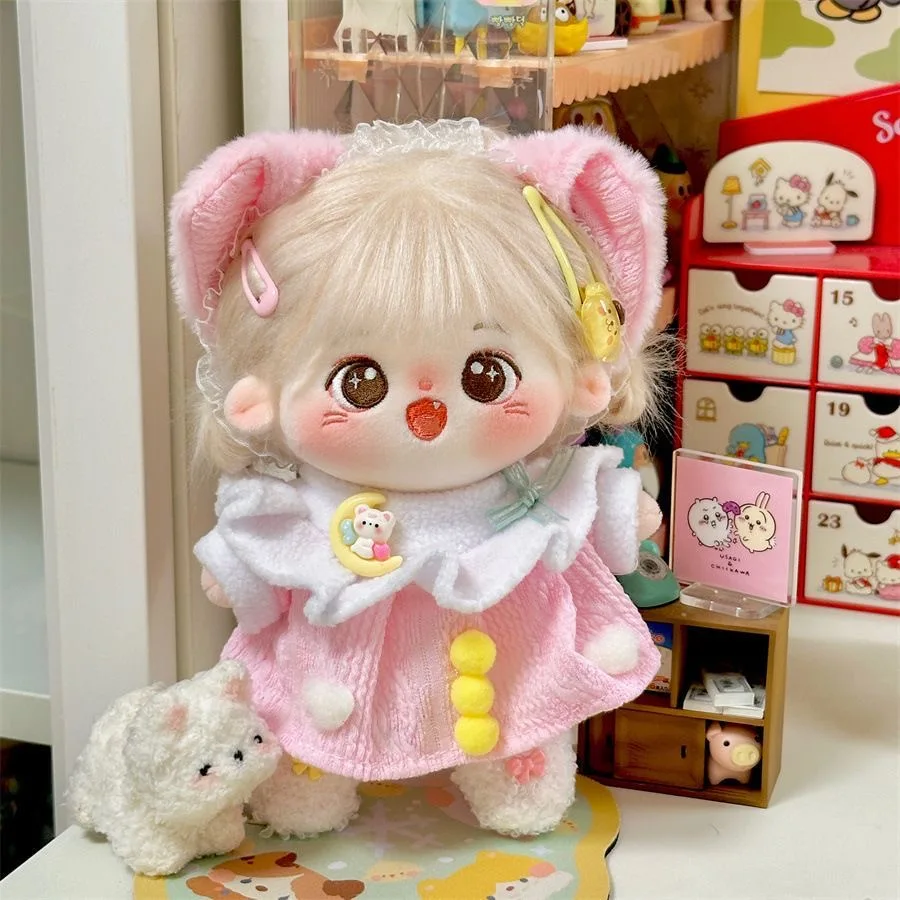 for 20cm Cotton Doll Plush Clothes Winter Outfit Lovely Doll Clothes Accessories for 20cm Plush Cotton Doll Dress UP DIY Toys