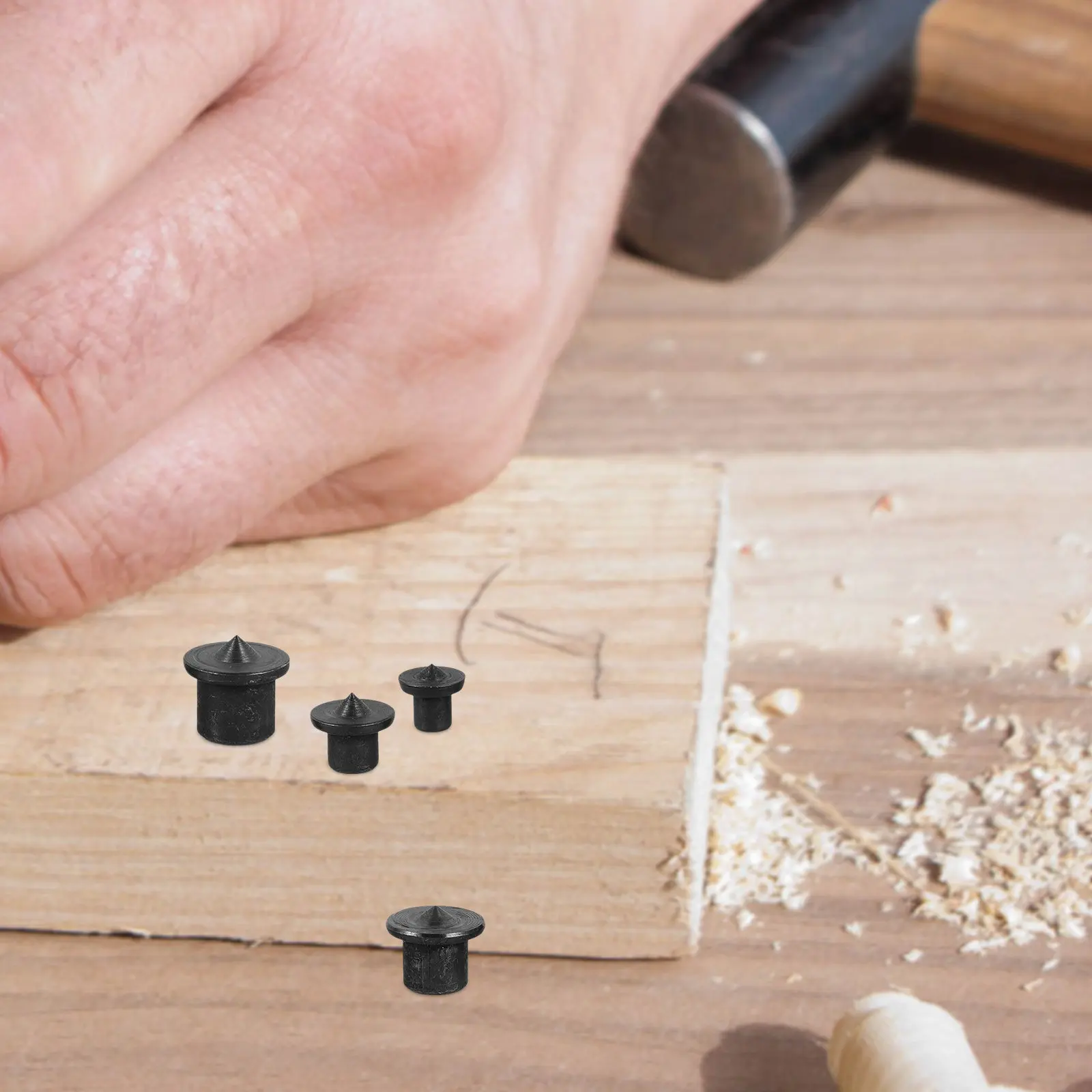 

Набор из 8 деревянных центровочных штифтов (6 мм, 8 мм, 10 мм, 12 мм) для точного центрирования при сверлении и фиксации в столярных работах