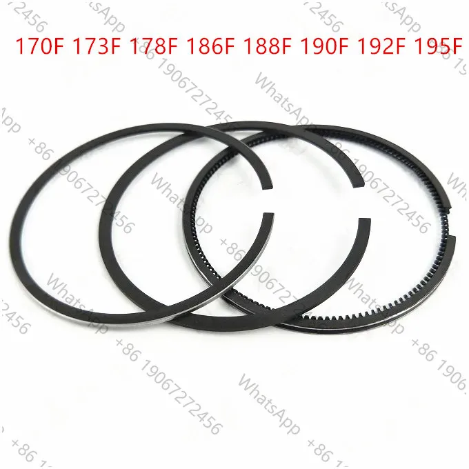 Diesel Piston ring  170F 173F 178F 186F 188F 190F 192F 195F diesel engine motor generator parts