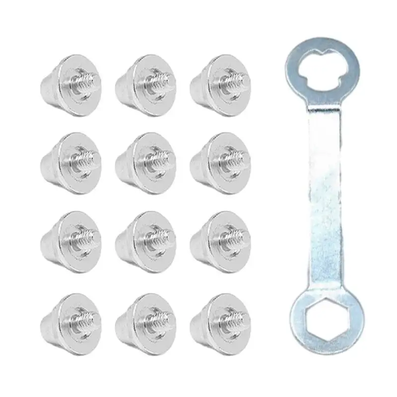 652f 12 pçs alumínio bota futebol spikes futebol parafuso prisioneiro substituição chuteiras futebol parafuso chuteiras