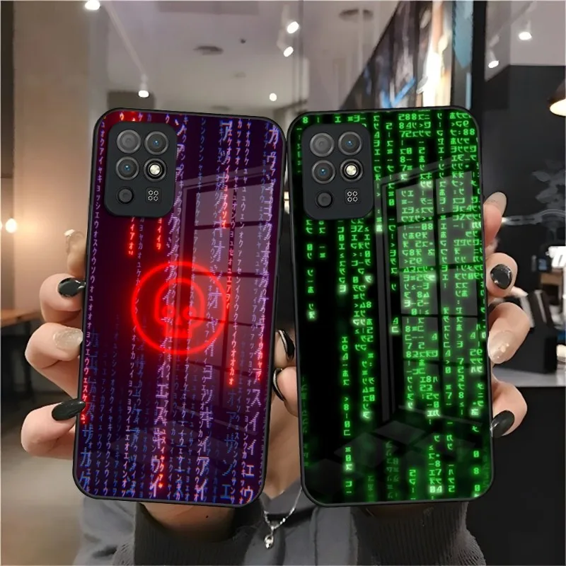 Movie The Matrix Phone Case Glass For Huawei P40 P50 P30 P20 ProPlus Lite Mate 40Pro 30 20 Nove 9 8 7 Pro Cover