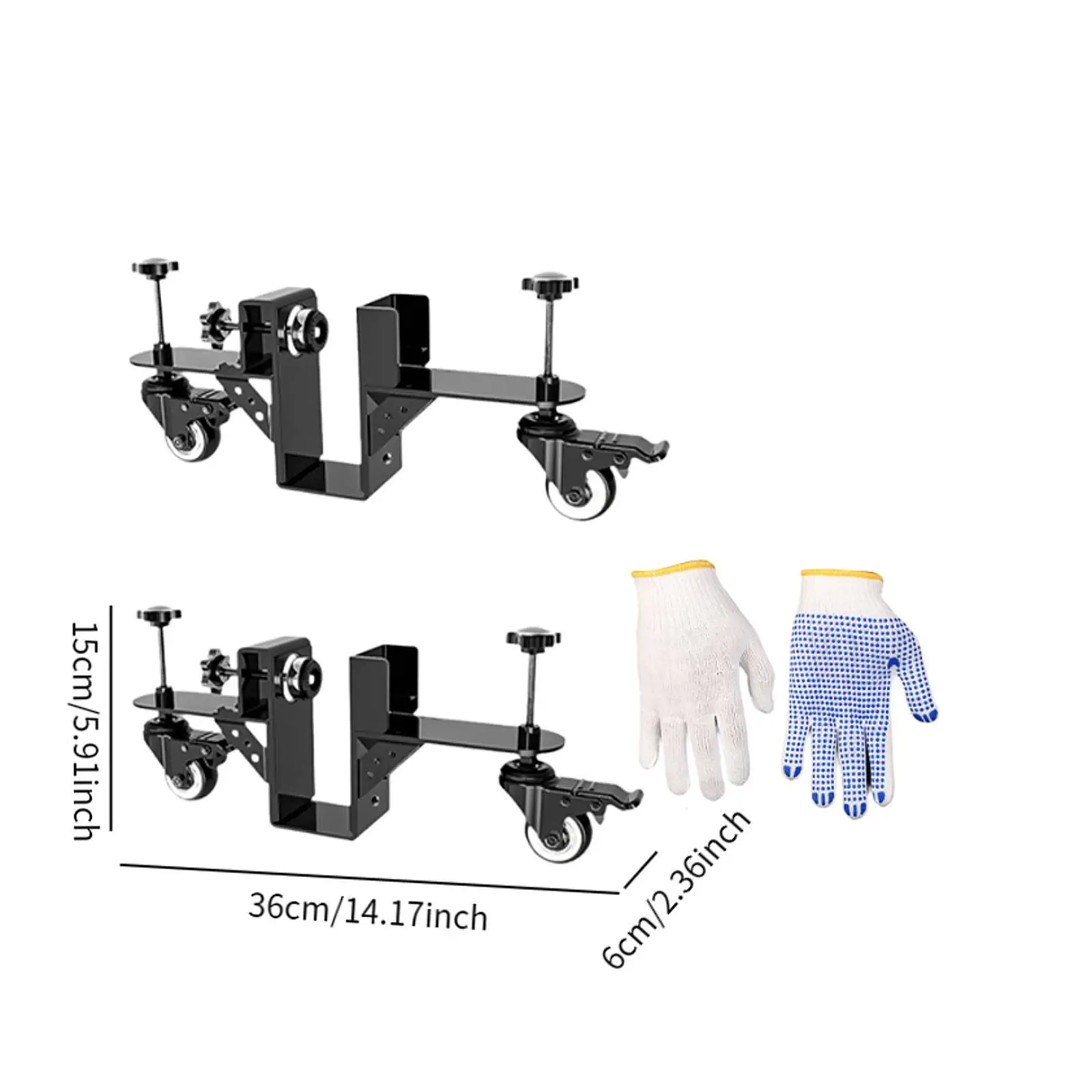 Immagine 7: Kit di installazione porte a 2 pezzi per uso commerciale e residenziale, per porte frontali preassemblate da 1 a 2-3/8 pollici, porte a granaio e porte a battente