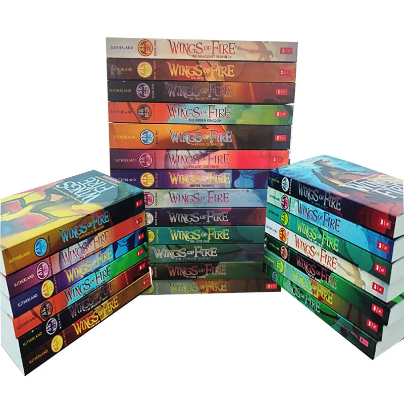 13 Books Wings of Fire Children's Adventure Story Science Fiction Bridge Book Learning English Read Gift book sets in english