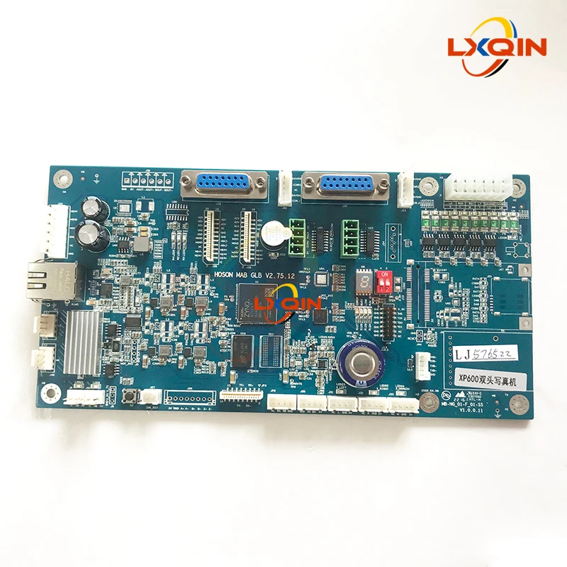 LXQIN Hoson xp600 Board Kit for xp600 Single/double Printhead Electronic Plate Set for Inkjet Printer Network Data Cable Version