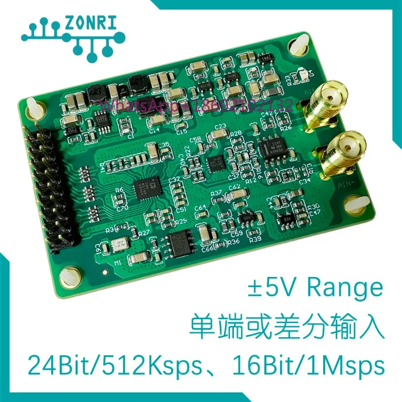 AD7768-1 High Performance 24Bit ADC Module/24Bit/512Ksps/16Bit/1Msps