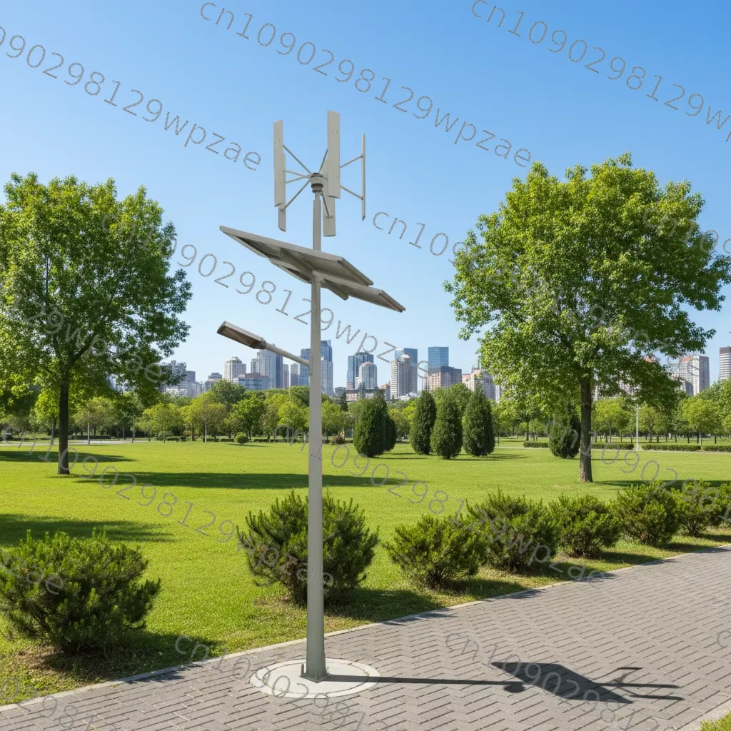High Wind Energy Utilization 3kw 5000w H-Type Small Vertical Axis Wind Turbine 220V 380V 5KW 5 Blades Generator for Sale