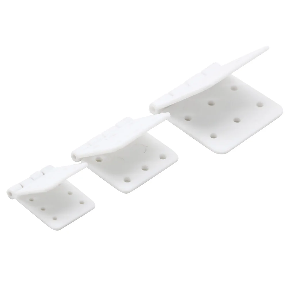 100pcs/lot Nylon Plane Hinge for RC Airplane 20x36mm / 16x29mm / 12x24mm