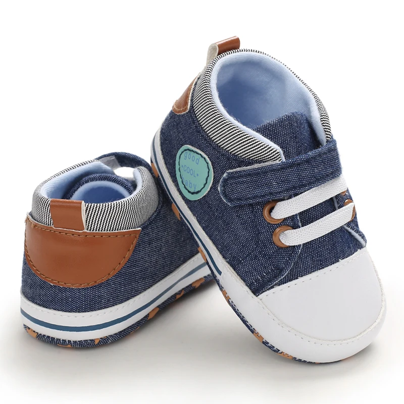 Chaussures en toile pour bébés garçons et nouveau-nés, semelle souple, chaussures de marche non ald, mode printemps et automne, enfants d'âge alth