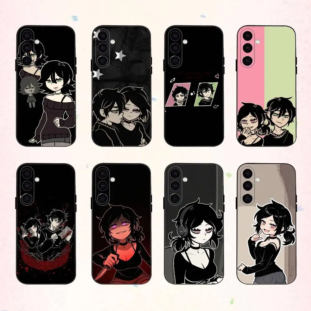 

Game The Coffin of A-Andy and L-Leyley phone Case For Samsung Galaxy A73,A72,A71,A70,A53,A52,A51,Others Soft Black Shell