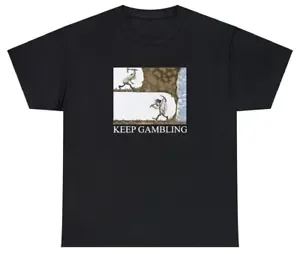 

Keep Gambling Parlay Meme Anime Graphic T-shirts for Men Clothing Women Short Sleeve Tees Vintage High Quality 100%Cotton