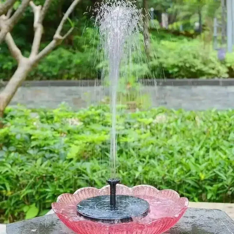 7V 13/16cm Watering Kit Power Pump Pool Pond Submersible Waterfall Floating Panel Solar Water Fountain for Garden view 6